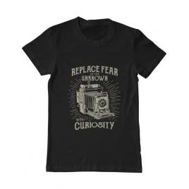 Tricou adler barbat replace fear negru