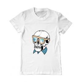 Tricou adler barbat skull holiday alb