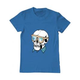 Tricou adler barbat skull holiday albastru azuriu