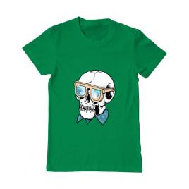 Tricou adler barbat skull holiday verde mediu