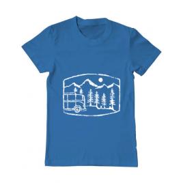 Tricou adler barbat vanture albastru azuriu