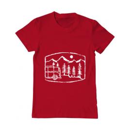 Tricou adler barbat vanture rosu