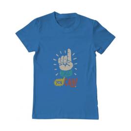 Tricou adler barbat yes you can albastru azuriu