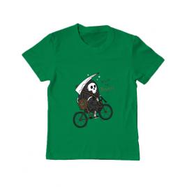 Tricou adler copil back to boo verde mediu
