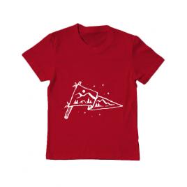 Tricou adler copil camp flag rosu