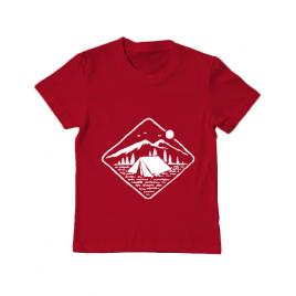 Tricou adler copil camp mode on rosu