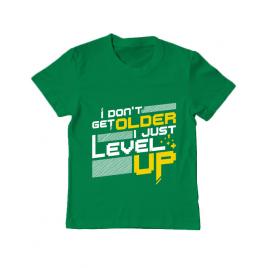 Tricou adler copil i dont get older verde mediu