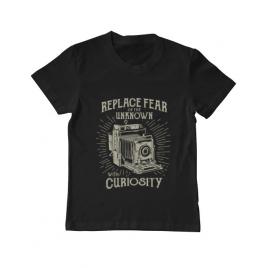 Tricou adler copil replace fear negru