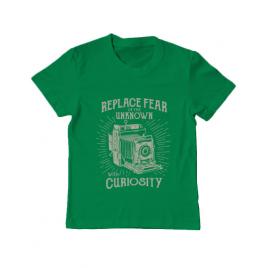 Tricou adler copil replace fear verde mediu