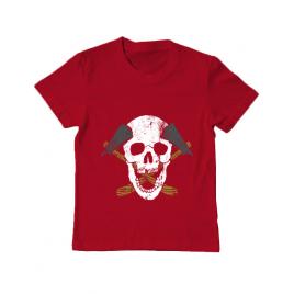 Tricou adler copil skull axe rosu