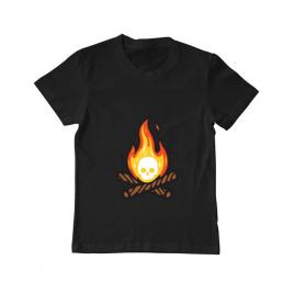 Tricou adler copil skullfire negru