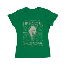 Tricou adler dama 10000 ways verde mediu