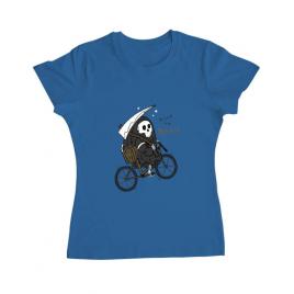 Tricou adler dama back to boo albastru azuriu