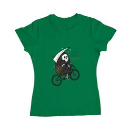 Tricou adler dama back to boo verde mediu