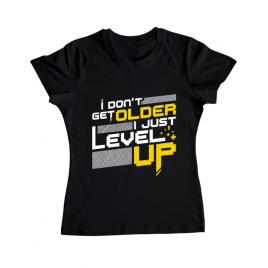 Tricou adler dama i dont get older negru
