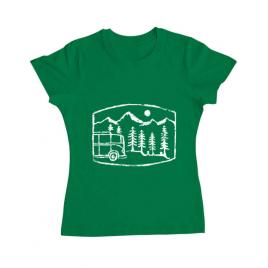 Tricou adler dama vanture verde mediu