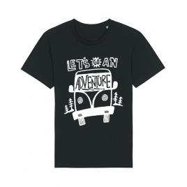 Tricou stanley stella barbat lets go an adventure negru
