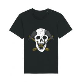 Tricou stanley stella barbat skull axe negru