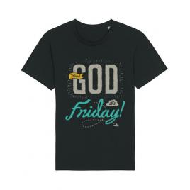 Tricou stanley stella barbat thank god its friday negru