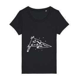 Tricou stanley stella dama camp flag negru