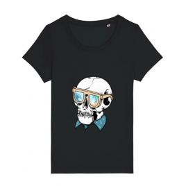 Tricou stanley stella dama skull holiday negru