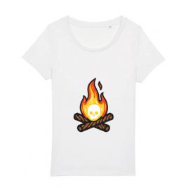 Tricou stanley stella dama skullfire alb