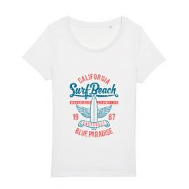 Tricou stanley stella dama surf beach alb
