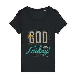 Tricou stanley stella dama thank god its friday negru