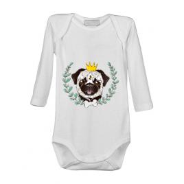 Baby body king of pug alb