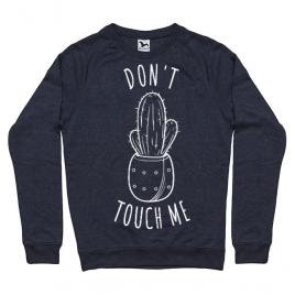 Bluza adler barbat do not touch me denim inchis