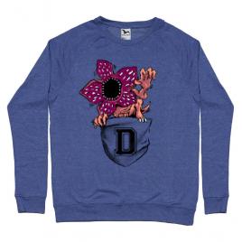 Bluza adler barbat free hugs albastru melanj