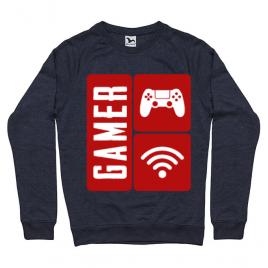 Bluza adler barbat gamer denim inchis