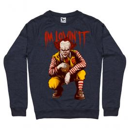Bluza adler barbat i'm lovin it denim inchis