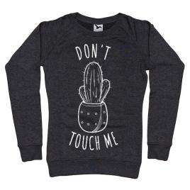 Bluza adler dama do not touch me negru melanj