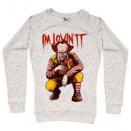 Bluza adler dama i'm lovin it migdala melanj