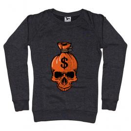 Bluza adler dama sack negru melanj