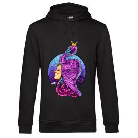 Hoodie barbat cu gluga queen negru