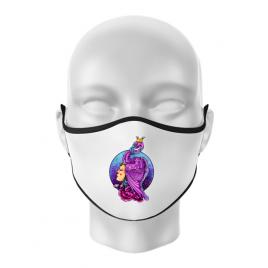 Masca personalizata reutilizabila queen alb