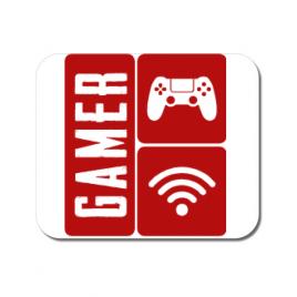 Mousepad personalizat gamer alb