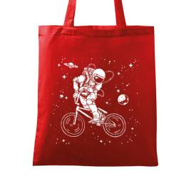 Sacosa din panza astronaut bmx rosu