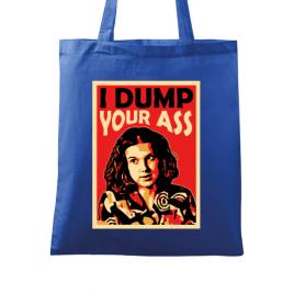 Sacosa din panza i dump your ass albastru regal