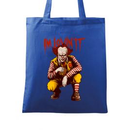 Sacosa din panza i'm lovin it albastru regal