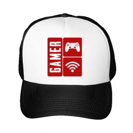 Sapca personalizata gamer alb