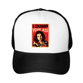 Sapca personalizata i dump your ass alb