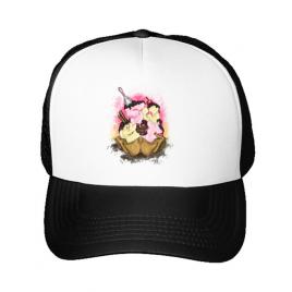 Sapca personalizata sweet ice cream lettering alb