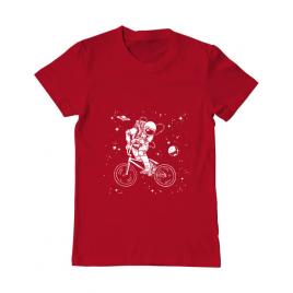 Tricou adler barbat astronaut bmx rosu