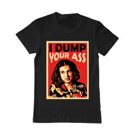 Tricou adler barbat i dump your ass negru