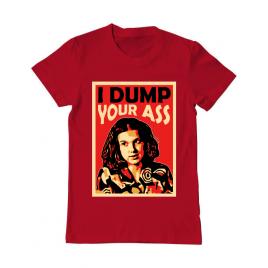Tricou adler barbat i dump your ass rosu