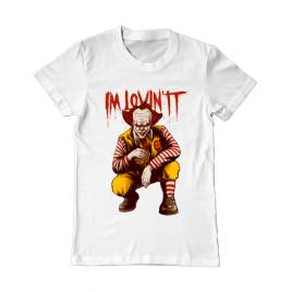 Tricou adler barbat i'm lovin it alb