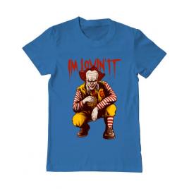 Tricou adler barbat i'm lovin it albastru azuriu